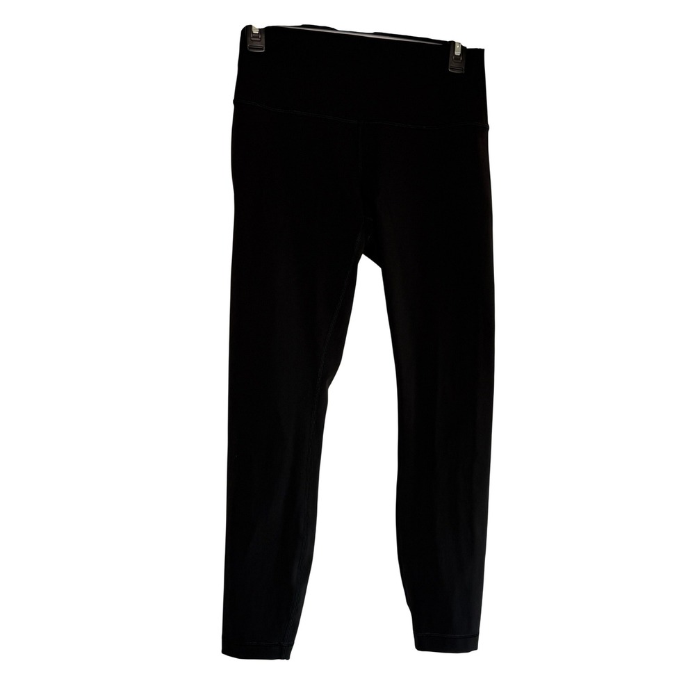 Lululemon Black High Rise Athletic Leggings W5BPAS Womens Size 8 Yoga Pants